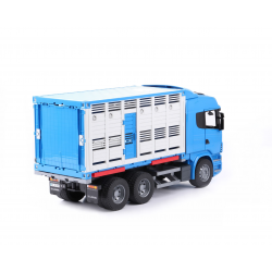03549 BRUDER CIĘŻARÓWKA SCANIA PRZEWÓZ ZWIERZĄT