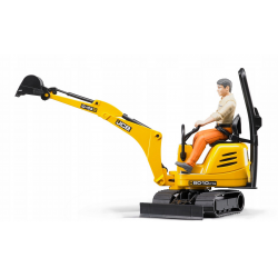 062002 BRUDER MINI KOPARKA NA GĄSIENICACH JCB + FIGURKA