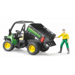 02490 BRUDER WYWROTKA JOHN DEERE GATOR Z KIEROWCĄ