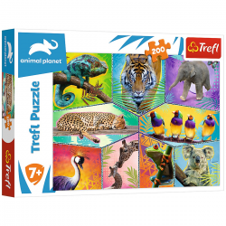 13280 TREFL PUZZLE ANIMAL PLANET 200 ELEMENTÓW