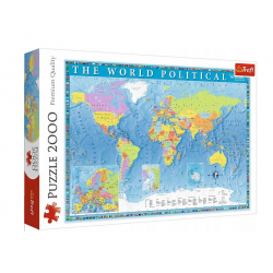 27099 TREFL PUZZLE MAPA POLITYCZNA ŚWIATA 2000 ELEMENTÓW