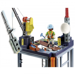 70816 PLAYMOBIL PLAC BUDOWY Z WCIĄGARKĄ LINOWĄ