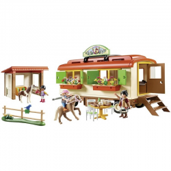 70510 PLAYMOBIL KEMPING Z KUCYKAMI I PRZYCZEPĄ