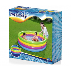 51117 BESTWAY BASEN DMUCHANY TĘCZA 157CM X 46CM