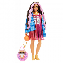 HDJ46 LALKA BARBIE EXTRA I ZWIERZĄTKO