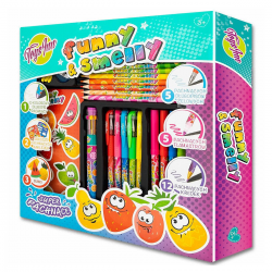 295812 PACHNĄCY ZESTAW DO KOLOROWANIA FLAMASTRY