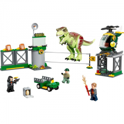 76944 LEGO JURASSIC WORLD UCIECZKA TYRANOZAURA