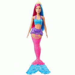 GJK08 LALKA BARBIE MAGICZNA SYRENKA SYRENA
