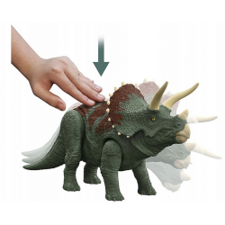 HDX34 DINOZAUR JURASSIC WORLD TRICERATOPS Z DŹWIĘKIEM