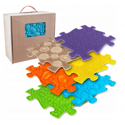 040047 ORTOPEDYCZNA MATA SENSORYCZNA PUZZLE 6 EL
