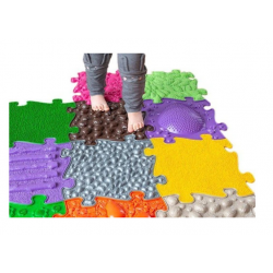 040047 ORTOPEDYCZNA MATA SENSORYCZNA PUZZLE 6 EL