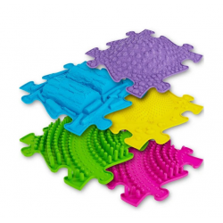 040030 ORTOPEDYCZNA MATA SENSORYCZNA PUZZLE 5 EL