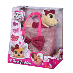 053727 CHI CHI LOVE PIESEK Z TOREBKĄ KOKARDY BLASK