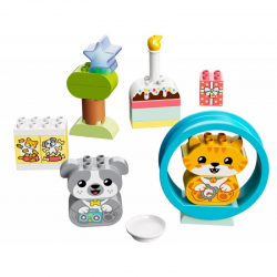 10977 LEGO DUPLO MÓJ PIERWSZY SZCZENIAK I KOTEK Z ODGŁOSAMI
