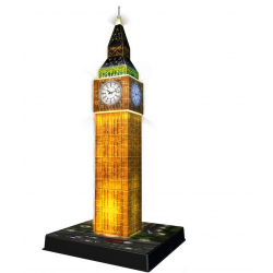 125883 BIG BEN NOCĄ PUZZLE 3D 216EL.