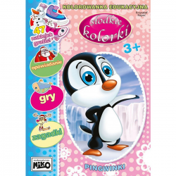 531407 KOLOROWANKA SŁODKIE KOLORKI PINGWINKI