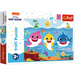 18284 TREFL PUZZLE PODWODNY ŚWIAT BABY SHARK 30 EL