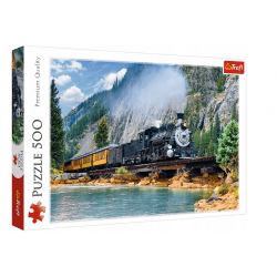 37379 TREFL PUZZLE GÓRSKI POCIĄG 500 ELEMENTÓW