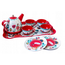 108865 ZESTAW KUCHENNY DO HERBATY METALOWY