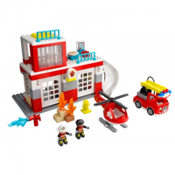 10970 LEGO DUPLO REMIZA STRAŻACKA I HELIKOPTER