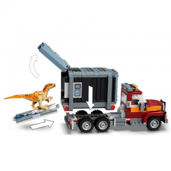 76948 LEGO JURASSIC WORLD UCIECZKA TYRANOZAURA I ATROCIRAPTORA