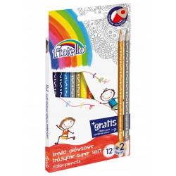 258313 KREDKI OŁÓWKOWE 12 KOL. FIORELLO