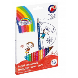 258337 KREDKI OŁÓWKOWE 18 KOL. FIORELLO