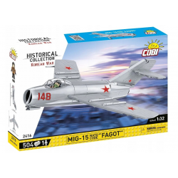 2416 KLOCKI COBI SAMOLOT MIG-15 FAGOT