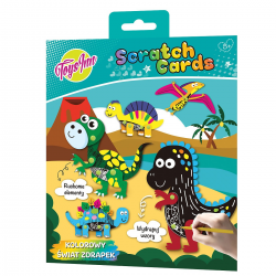 297335 ZDRAPYWANKA SCRATCH CARDS DINOZAURY