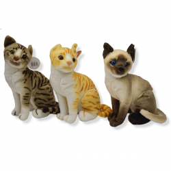 237390 PLUSZOWY KOT KOTEK MASKOTKA DŹWIĘK 25 CM