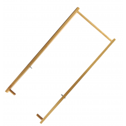 000361 POPYCH RĄCZKA PCHACZ SANKI DREWNIANE