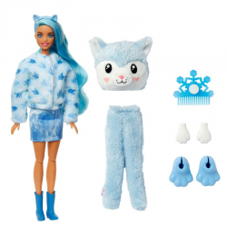 HJL63 LALKA BARBIE CUTIE REVAL HUSKY PIESEK