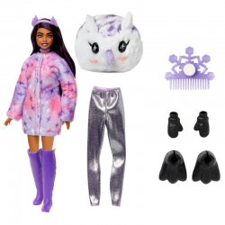 HJL62 LALKA BARBIE CUTIE REVAL SOWA SÓWKA