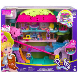 HHJ06 POLLY POCKET DOMEK NA DRZEWIE ZWIERZĄTKA