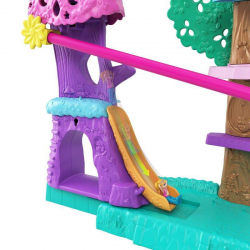 HHJ06 POLLY POCKET DOMEK NA DRZEWIE ZWIERZĄTKA