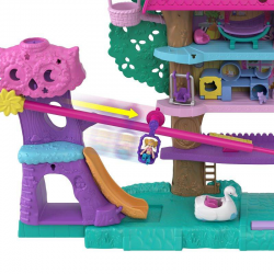 HHJ06 POLLY POCKET DOMEK NA DRZEWIE ZWIERZĄTKA