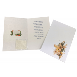 B6O KARTKA ŚWIĄTECZNA Z OPŁATKIEM BOŻE NARODZENIE