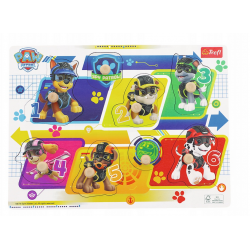 61630 UKŁADANKA DREWNIANA PUZZLE PSI PATROL TREFL