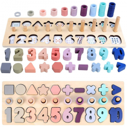 117102 DREWNIANY SORTER MATEMATYCZNY LICZENIE