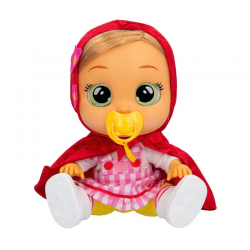 081949 TM TOYS LALKA CRY BABIES CZERWONY KAPTUREK