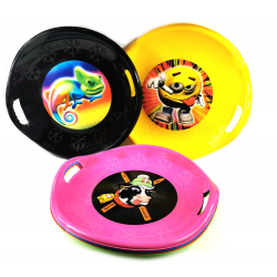 496513 ŚLIZG TALERZ ZJAZDOWY JABŁUSZKO RÓŻNE KOLORY