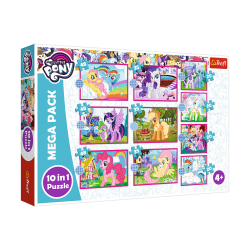 90380 TREFL PUZZLE 10W1 MY LITTLE PONY KUCYKI