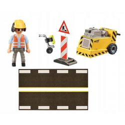 71185 PLAYMOBIL PRACOWNIK BUDOWLANY Z FREZARKĄ