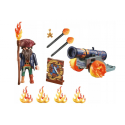 71189 PLAYMOBIL PIRATES PIRAT Z ARMATĄ