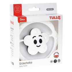 155A TULLO GRZECHOTKA CZARNO BIAŁA KWIATEK