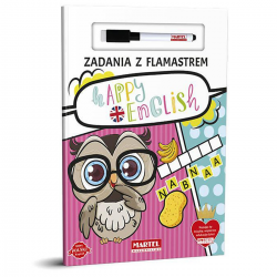 753952 KSIĄŻECZKA ZADANIA Z FLAMASTREM HAPPY ENGLISH