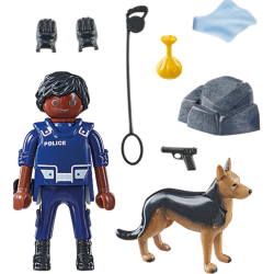 71162 PLAYMOBIL POLICJANT Z PSEM