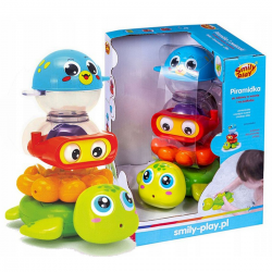 836450 SMILY PLAY WESOŁA PIRAMIDKA DO KĄPIELI