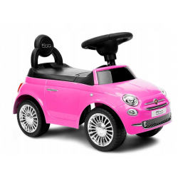 392431 SAMOCHÓD JEŹDZIK FIAT 500 PCHACZ POJAZD RÓŻOWY