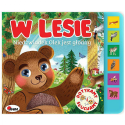 812139 KSIĄŻECZKA DOTYKAMY I SŁUCHAMY W LESIE